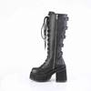 DemoniaCult - ASSAULT218 Platform Boots - Black Product image